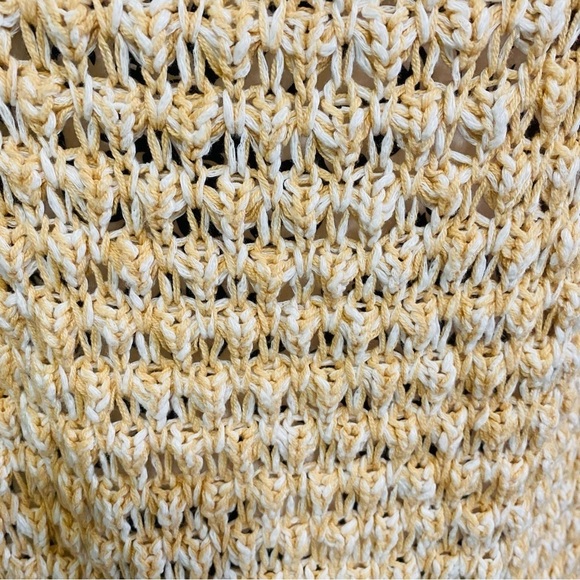 Free People Coconut Loose Weave Oversized Knit Pullover Sweater Sz-Small - Picture 3 of 9